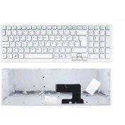 Resim Sony Uyumlu Vpc-Eh2Ifxb, Vpc-Eh2P0E/B, Vpc-Eh2P0E/W Klavye (Beyaz Tr) - 546733515 