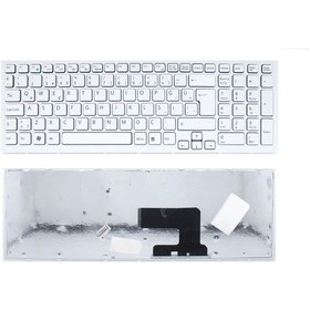 Resim Sony Uyumlu Vpc-Eh2Ifxb, Vpc-Eh2P0E/B, Vpc-Eh2P0E/W Klavye (Beyaz Tr) - 546733515 
