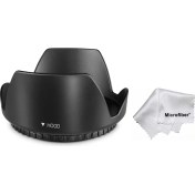Resim Tianya - 58mm Filtre Çapına Sahip Lensler Için Yaprak Parasoley Flower Hood 