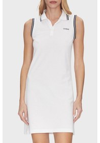 Resim Guess Bayan Elbise V5gk04 Kcok1 G011 Beyaz Beyaz 