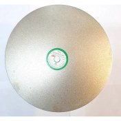 Resim Pultuva Elmas İşleme Di̇ski̇ Doğal Taş Cam Yüzey Düz Lap Çap 250 mm Kum Kalınlığı 240 Deli̇k Çapı 12.7 mm 
