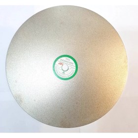 Resim Pultuva Elmas İşleme Di̇ski̇ Doğal Taş Cam Yüzey Düz Lap Çap 250 mm Kum Kalınlığı 240 Deli̇k Çapı 12.7 mm 