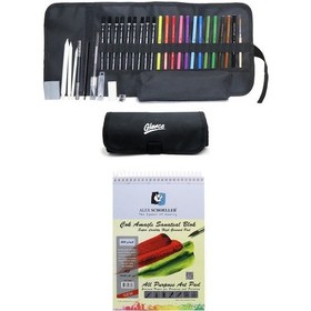 Resim Alex Schoeller Sanatsal Blok 200gr A5 Watercolor Set 