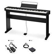 Resim Casio CDP-S110BK 88 Tuşlu Dijital Piyano - CS46 Sehpa 