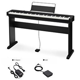 Resim Casio CDP-S110BK 88 Tuşlu Dijital Piyano - CS46 Sehpa 