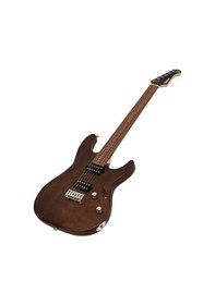 Resim Valler Fts250 Mat Koyu Kahve Okoume Ağacı Hh Perdesiz Elektro Gitar 