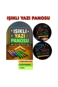 Resim CEPHOME Işıklı Yazı ve Çizim Panosu - LED Akrilik Mesaj Panosu, USB Kablolu 20×20 cm 