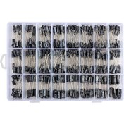 Resim Jms 500 Adet 24 Değer Alüminyum Elektrolitik Kondansatör Çeşitli Kit 10v 16v 25v 50v Metal Elektrolitik 
