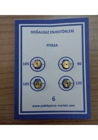 Resim Doğalgaz Dönüşüm Memesi Enjektör No : 6 