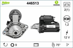 Resim MARŞ MOTORU 12V 9DİŞ 1.3KW ASTRA J-CHEVROLET AVEO 1.3D 11 