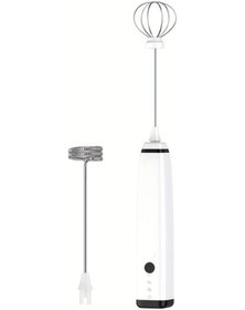 Resim Turcoshop11 Beyaz Usb Şarjlı El Tipi Çırpıcı 3 Hız Ayarlı Mutfak Aleti Diğer 