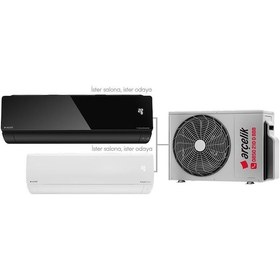Resim Arçelik 2+1 Inverter 12 BTU Siyah 9 BTU Beyaz + 16000 BTU Dış Ünite Duvar Tipi Karma Multi Sistem Klima 
