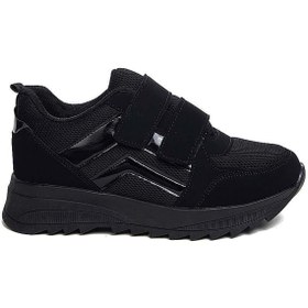 Resim Bluefeet Tmp Siyah Cırtlı Günlük Kadın Spor Ayakkabı 