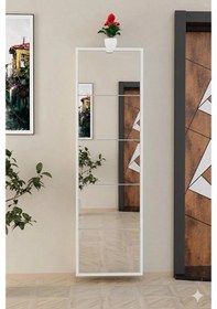 Resim İlter 5 Kapaklı Aynalı Metal Ayakkabılık - Paslanmaz Dış Mekan Uyumlu Antrasit 