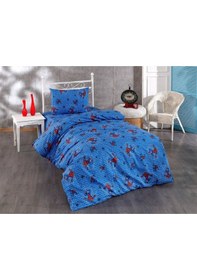 Resim Tek Kişilik Çocuk Nevresim Takımı Mini Örümcek Adam 