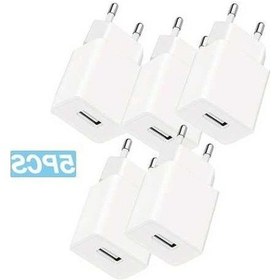 Resim Fastbuy Dream011 Beyaz 5v 2a Usb Duvar Cihazı, Avrupa Fisi Uyumlu, İphone, Galaxy, İpad, Airpods Tarafından Kullanılabilir, 5 
