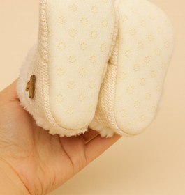 Resim dinamik çocuk Bebek Panduf Patik Triko Wellsoftlu Kaydırmaz Taban (Tabanölçü 13cm) Ev Botu Terliği Kreş Ayakkabısı 