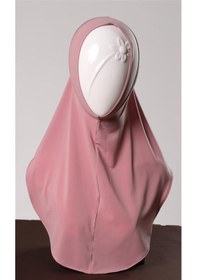 Resim Hürrem Bone Pembe Pratik Hazır Geçmeli Genç Tesettür Bone Sandy Kumaş Düz Hijab 2312 04 Pembe 