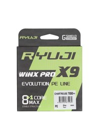 Resim Winx Pro X8+1 X9 150m Chartreuse Örgü - İp Misina 0.14mm 10.2kg 