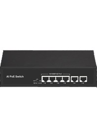 Resim Ods 4port Poe 60w 2-uplink 10/100 Yönetilemez Switch 08ods-4p2u 