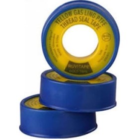 Resim Ruvitape Teflon Bandı Sarı 0,076Mm*19Mm*36,5M 