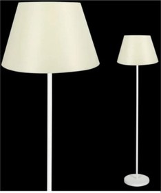 Resim Modern Country Lambader Metal Abajur Beyaz Ml747 