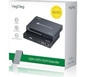Resim TeknoKapsül 4K 30Hz HDMI Kvm Extender 120 Metre CAT5E/6 HDMI Menzil Genişletici Uzatıcı 