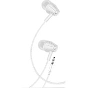 Resim Lucatech Mikrofonlu Kablolu Kulaklık 3.5 mm Jack Stero Studio Beyaz Kulaklık 