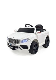 Resim Massimo Gt 4x2 12v Uzaktan Kumandalı Led Farlı 2x Arka Süspansiyonlu Kemerli Çocuk Akülü Araba Beyaz 