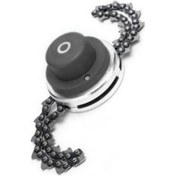 Resim Springsun Kablosuz Çim Biçme Makinesi Zincirli Ot Temizleme Başı Siyah 