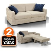 Resim Seray Seray Mobilya Serbu 2Li Yataklı Kanepe 