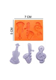 Resim Müzik Silikon Şeker Hamuru, Sabun, Mum Kalıp 