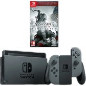 Resim Nintendo Switch Konsol Gri ve Assassins Creed 3 Paketi Cdmedia 