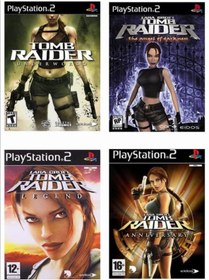 Resim Sony Playstatıon 2 - Tomb Raıder Serisi 4 Oyunluk Set - Sadece Çipli Cihazlar Için! 