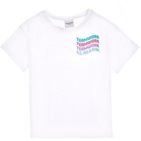 Resim U.s. Polo Assn. Kız Çocuk Beyaz Tişört 50300971-vr013 Beyaz 