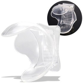 Resim Beyaz 1 Adet Şeffaf Tenis Topu Klip Plastik Tenis Eğitim Topu Tutucu 