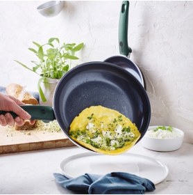 Resim Greenpan Cambridge Green 16 Parça Pişirme Seti 