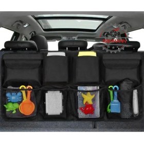 Resim REIHMANN Dacia Duster 4x4 2018-2019-2020-2021-2022-2023-2024-2025 Araç Bagaj Organizer 8 Cepli Araç Bagaj Düzenleyici Çanta Organizer, Araba Çantası, Oto Içi Aksesuar Otomobil Aksesuarları 