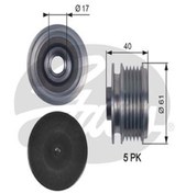 Resim GATES Oap7117 Alternator Kasnagi - (HYUNDAİ: ACCENT-ERA 07-11 1.5 CRDİ / ACCENT-BLUE 12-13 (WE584157) 