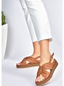 Resim Fox Shoes Taba Günlük Kadın Sandalet M524022309 