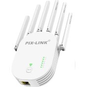 Resim Pix-Link Access Point Repeater Wifi Router 1200 Mbps Pix-Link WR-60T G2 R8 