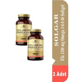 Resim Solgar Efa 1300 Mg Omega 3-6-9 2 x 60 Softgel 