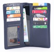 Resim Shop GG 403 Model Hakiki Deri Uzun Cüzdan, Deri Cüzdan Lacivert 