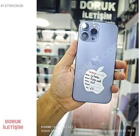 Resim Apple iPhone 13 Pro Max İkinci El TR | 128 GB | Mavi 