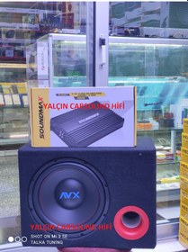 Resim Avx Compvr 1500w Bas Soundmax 4chx80w 2ohm 3000w Amfi 