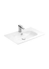 Resim Sanovit Sharp 70 CM Konsollu Süper Ince Lavabo Beyaz 