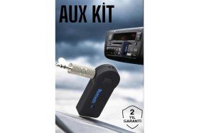 Resim Hsc Bilişim Tüm Araçlara Uyumlu Aux Car Bluetooth Kablosuz Araç Bağlantı Kiti 
