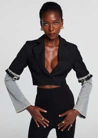 Resim Söğüt Denim Blazer - S 