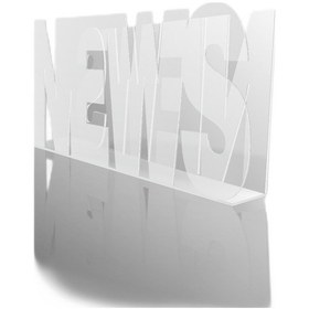 Resim News Yazılı 40X25 CM Dergilik Broşürlük İnsörtlük Gazetelik Şeffaf 