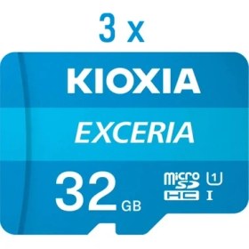 Resim Kioxia 32GB Excerıa Microsd Uhs-1 Class 10 Hafıza Kartı 